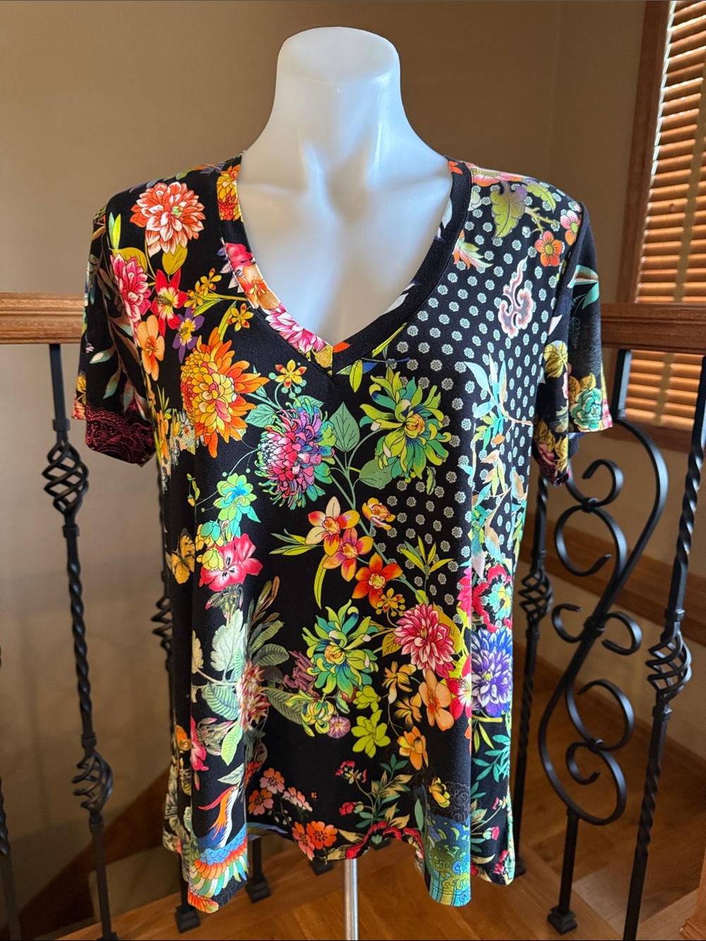 Johnny Was floral top